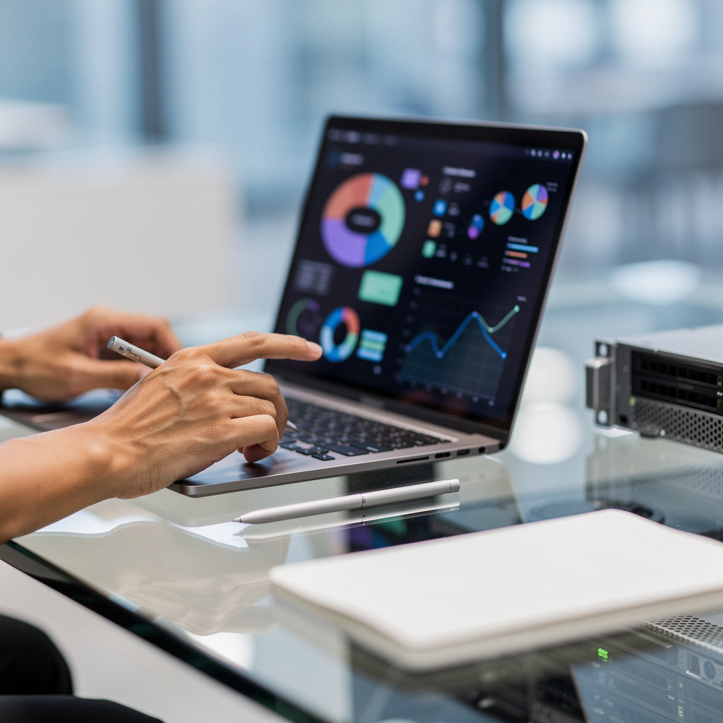 Nexora Global Data Consulting professional team demonstrating ethical AI practices and data security commitment in collaborative data consulting environment